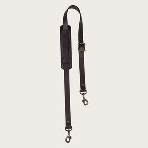 Rugged twill leather strap by Filson | Brown (Brown)