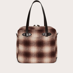 Mackinaw wool zipper tote bag di Filson | Brown/ tan ombre (Brown)