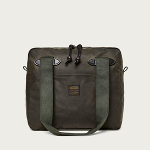 Tin cloth zipper tote bag von Filson | Otter green (Green)