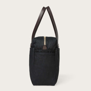 Rugged twill tote bag with zipper di Filson | Black (Black)