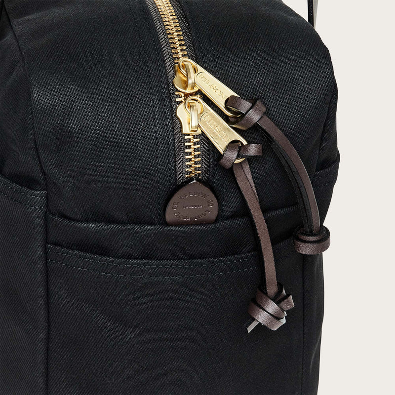 Rugged twill tote bag with zipper di Filson | Black (Black)