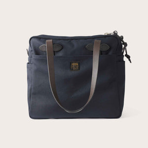 Rugged twill tote bag with zipper di Filson | Navy (Navy)