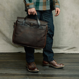 Heritage leather original briefcase von Filson | Ballard brown (Brown)
