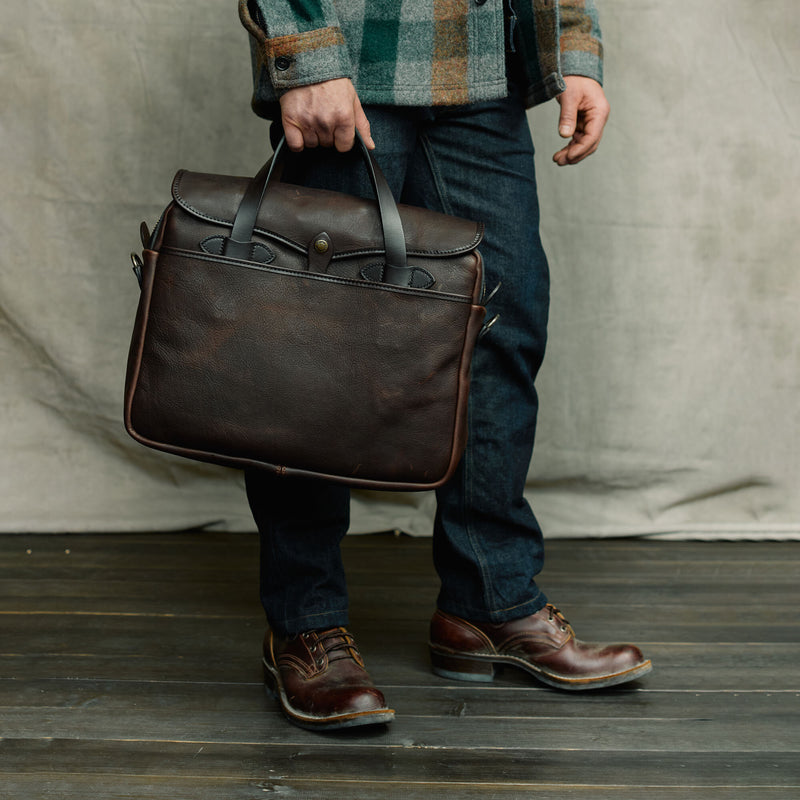 Heritage leather original briefcase von Filson | Ballard brown (Brown)