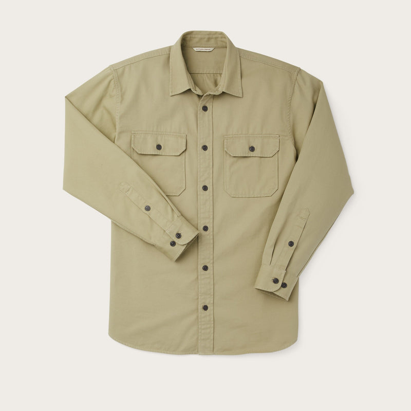 Chino twill shirt di Filson | Wood duck (Green)