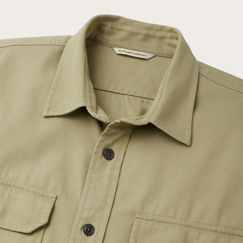 Chino twill shirt di Filson | Wood duck (Green)