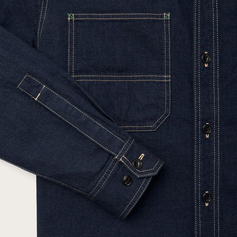 Clarkston denim shirt by Filson | Dark indigo (Blue)