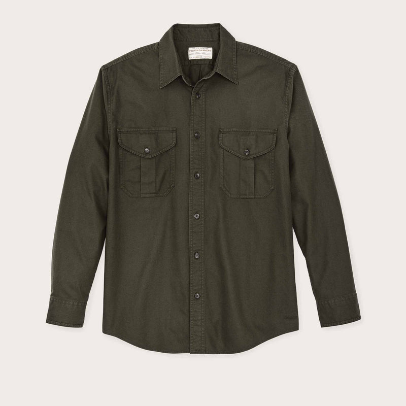 Lightweight alaskan guide shirt di Filson | Dark olive (Green)