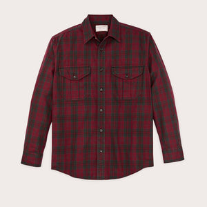 Lightweight alaskan guide shirt di Filson | Green red pla (Red)