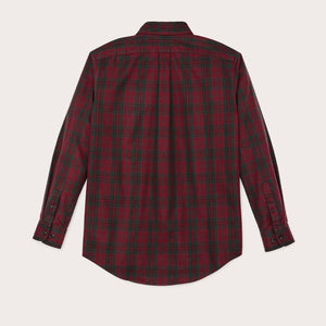 Lightweight alaskan guide shirt di Filson | Green red pla (Red)