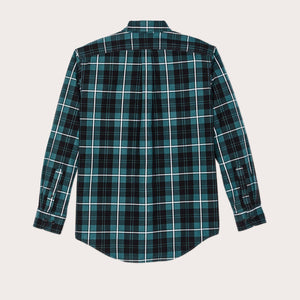 Lightweight alaskan guide shirt by Filson | Petrol / black / whi (Blue)