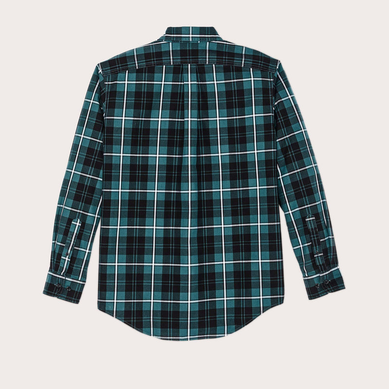 Lightweight alaskan guide shirt by Filson | Petrol / black / whi (Blue)