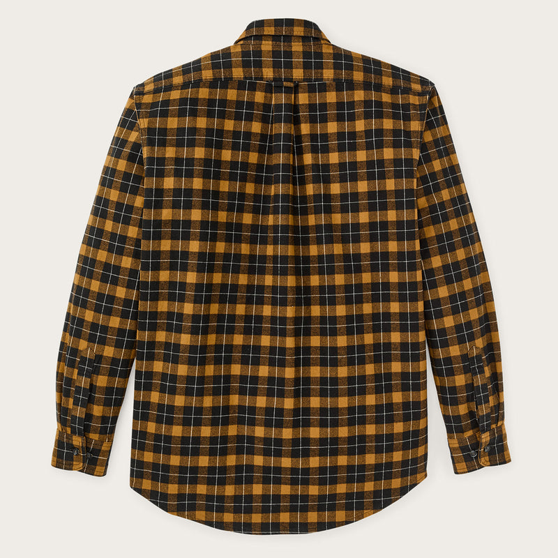 Alaskan guide shirt by Filson | Black / gold plaid (Yellow)