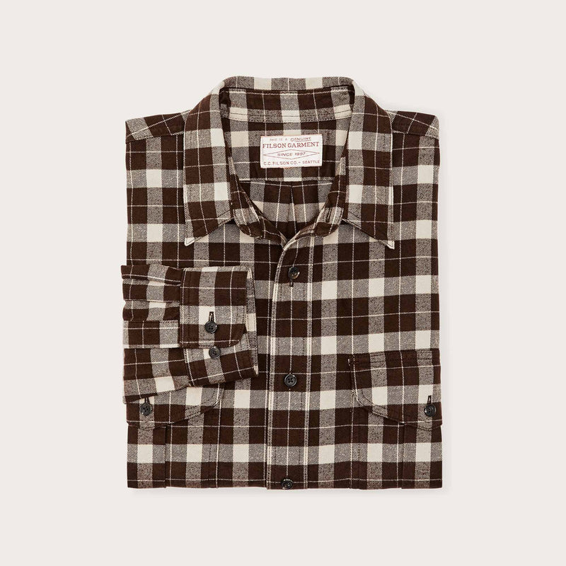 Alaskan guide shirt by Filson | Brown / cream plaid (Brown)