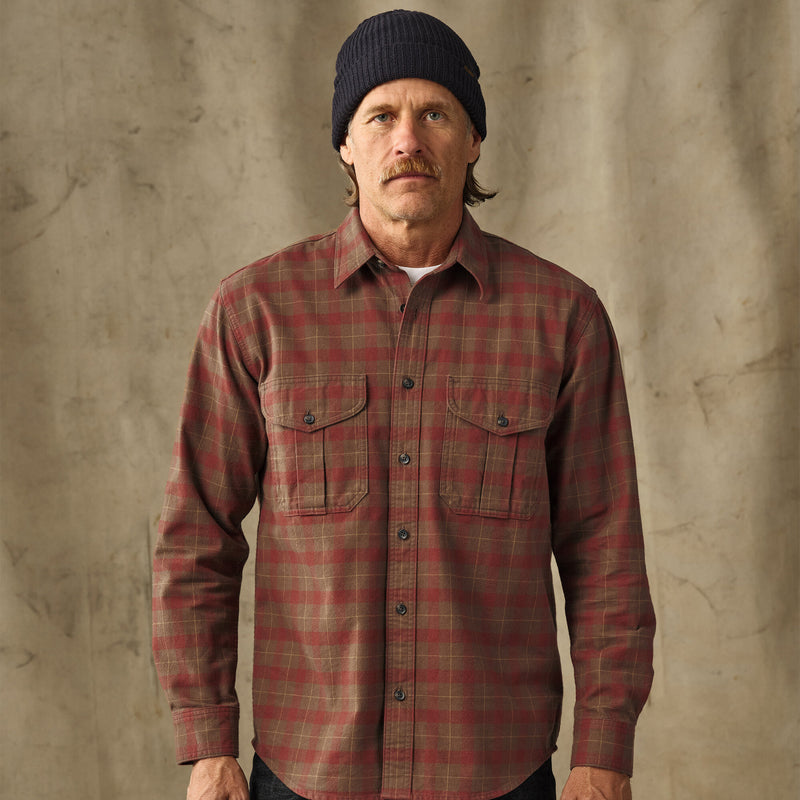 Alaskan guide shirt by Filson | Brown / mahogany pla (Brown)