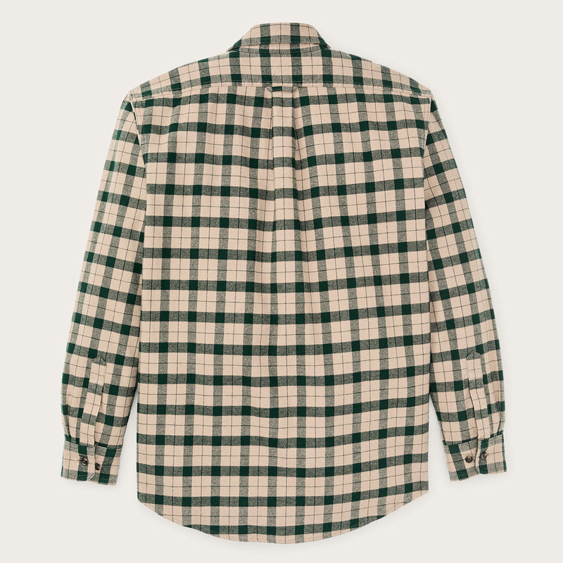 Alaskan guide shirt by Filson | Oatmeal / pine plaid (Green)