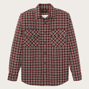 Field flannel shirt by Filson | Russet red plaid (Red)