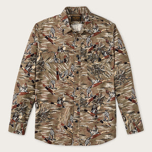 Field flannel shirt von Filson | Brown / marsh mallards (Brown)