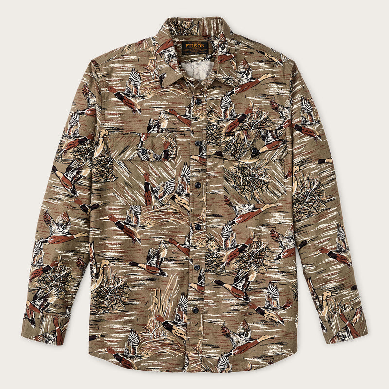 Field flannel shirt von Filson | Brown / marsh mallards (Brown)