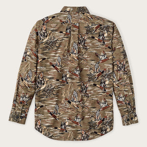 Field flannel shirt von Filson | Brown / marsh mallards (Brown)