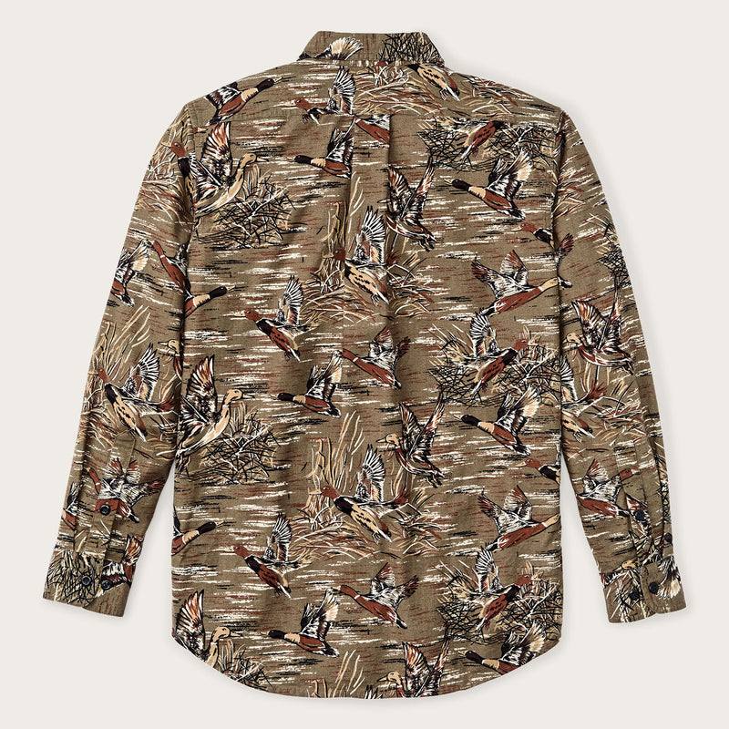 Field flannel shirt von Filson | Brown / marsh mallards (Brown)