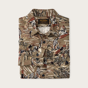 Field flannel shirt von Filson | Brown / marsh mallards (Brown)