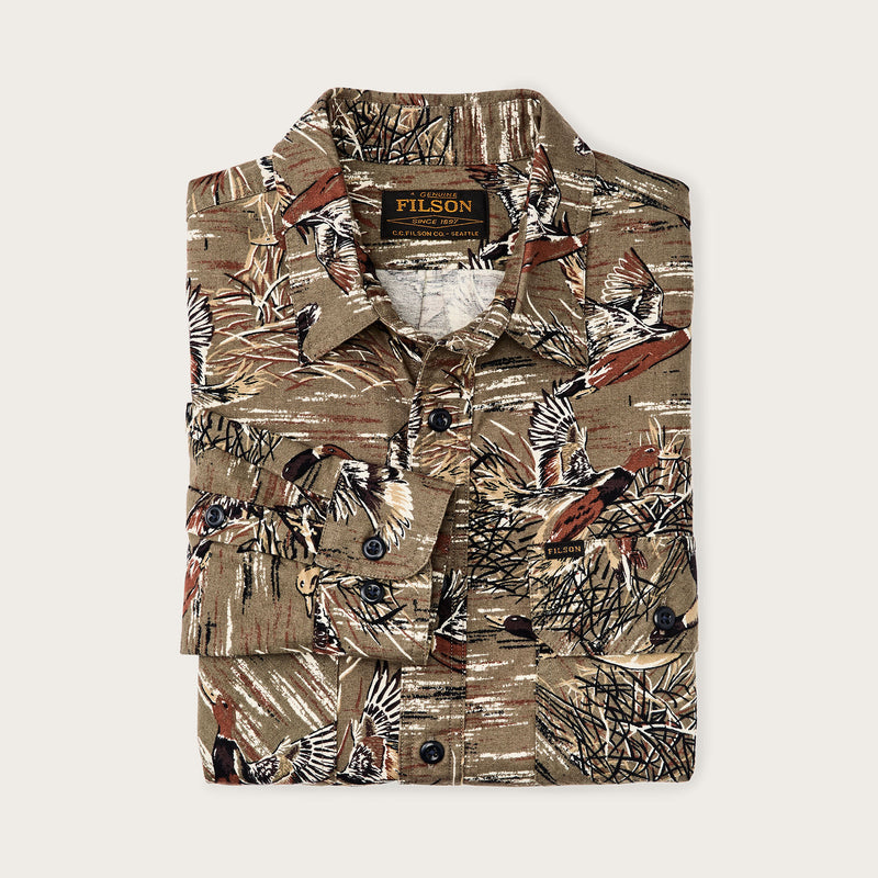 Field flannel shirt von Filson | Brown / marsh mallards (Brown)