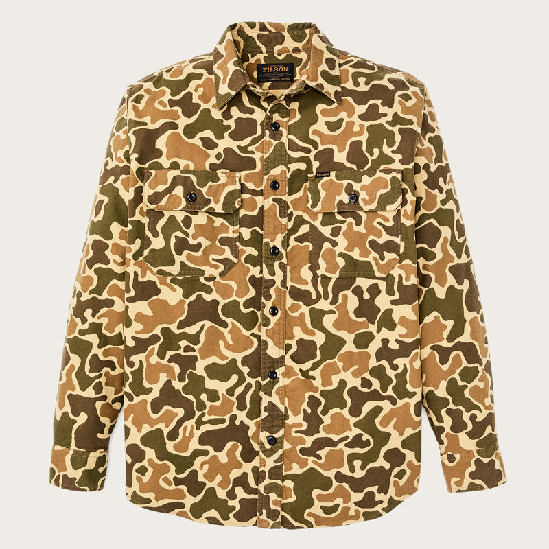 Field flannel shirt par Filson | Buckskin camo (Multicolor)