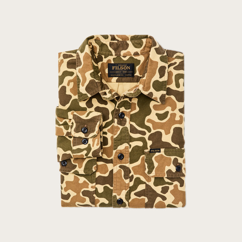 Field flannel shirt par Filson | Buckskin camo (Multicolor)