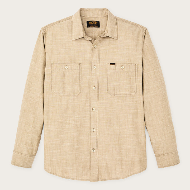 Chambray cpo shirt by Filson | Tan (Beige)