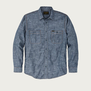 Chambray cpo shirt by Filson | Rinsed indigo chambray (Blue)