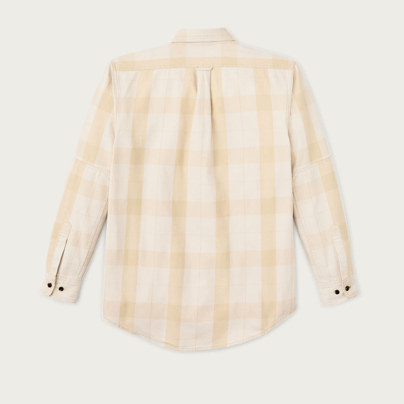 Vintage wash alaskan guide shirt von Filson | Light gray / khaki plaid (Yellow)