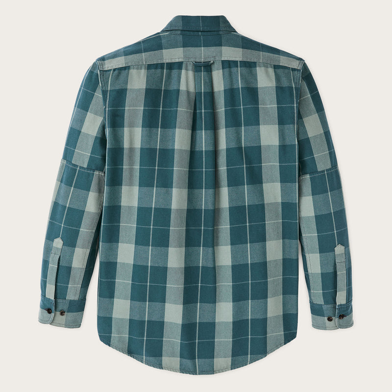Chemise alaskan guide lavage vintage par Filson | Jasper / dark teal p (Blue)