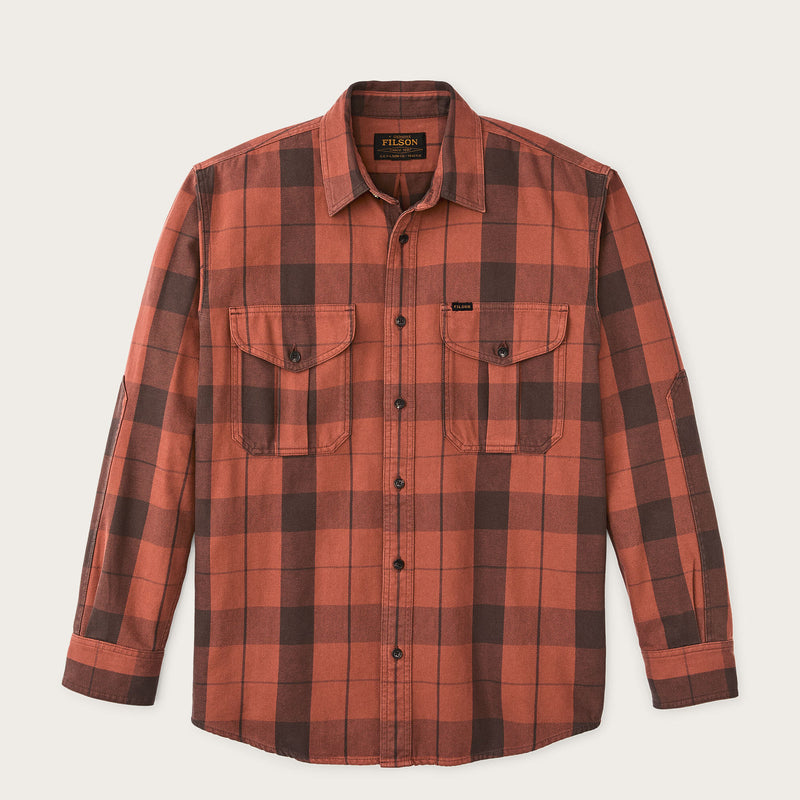 Chemise alaskan guide lavage vintage par Filson | Sequoia / dark bown (Red)