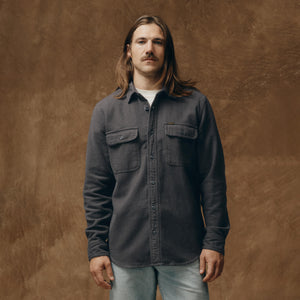 Camicia da lavoro in flanella vintage di Filson | Charcoal (Black)