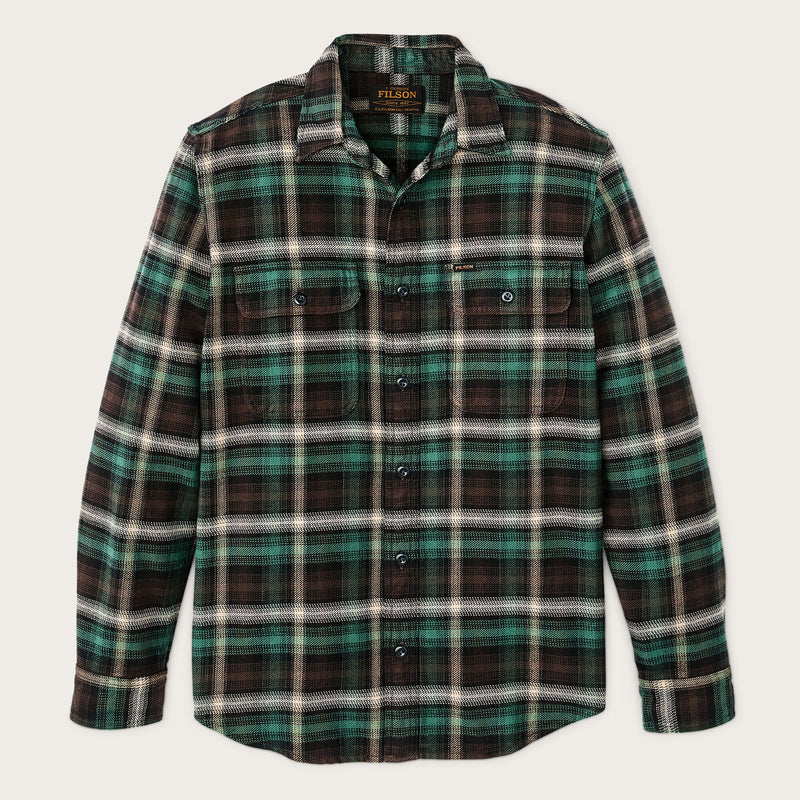 Camicia da lavoro in flanella vintage di Filson | Brown / cream / mult (Multicolor)