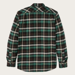 Camicia da lavoro in flanella vintage di Filson | Brown / cream / mult (Multicolor)