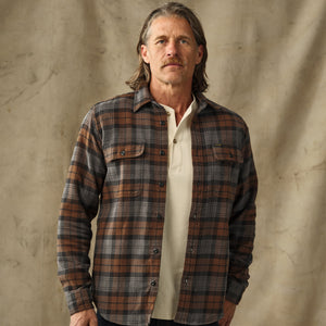Vintage flannel work shirt by Filson | Brown / charcoal pla (Brown)
