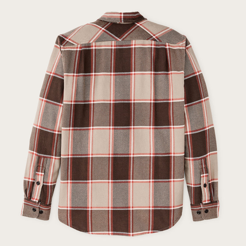 Camicia da lavoro in flanella vintage di Filson | Tan / orange / multi (Multicolor)