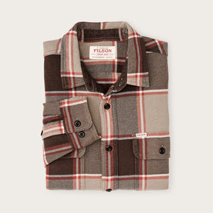 Camicia da lavoro in flanella vintage di Filson | Tan / orange / multi (Multicolor)
