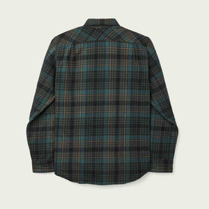 Vintage flannel work shirt di Filson | Green / olive / black (Green)