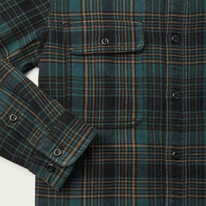 Vintage flannel work shirt di Filson | Green / olive / black (Green)