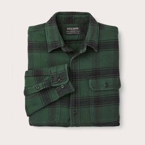 Vintage flannel work shirt by Filson | Green / black (Green)