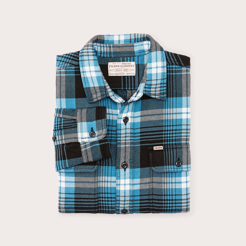 Vintage flannel work shirt by Filson | Blue black (Blue)