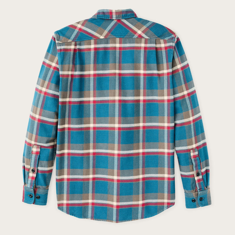 Camicia da lavoro in flanella vintage di Filson | Blue / gray / multi (Blue)