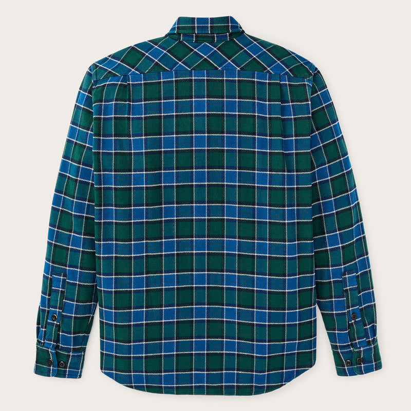 Vintage flannel work shirt by Filson | Blue / green plaid (Blue)