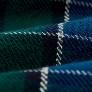 Vintage flannel work shirt by Filson | Blue / green plaid (Blue)
