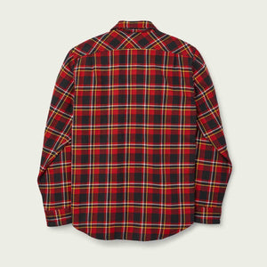 Vintage flannel work shirt von Filson | Red /black / gold (Red)