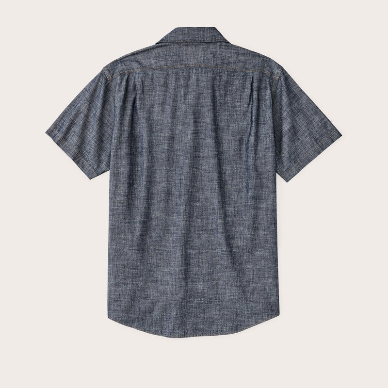 Short sleeve chambray shirt von Filson | Rinse indigo (Blue)