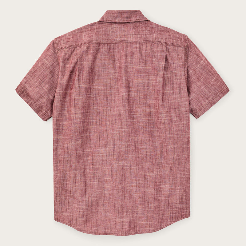 Short sleeve chambray shirt by Filson | Sable (Pink)